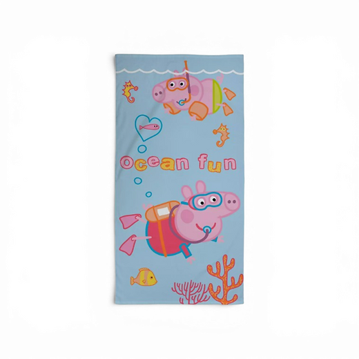 Licensed Character Beach Towels Disney Minecraft Star Wars Bluey Peppa Pig