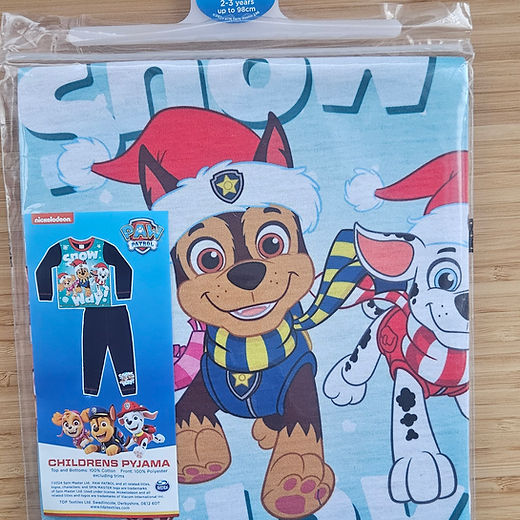 Paw Patrol kids long sleeve pyjamas 1-5 years