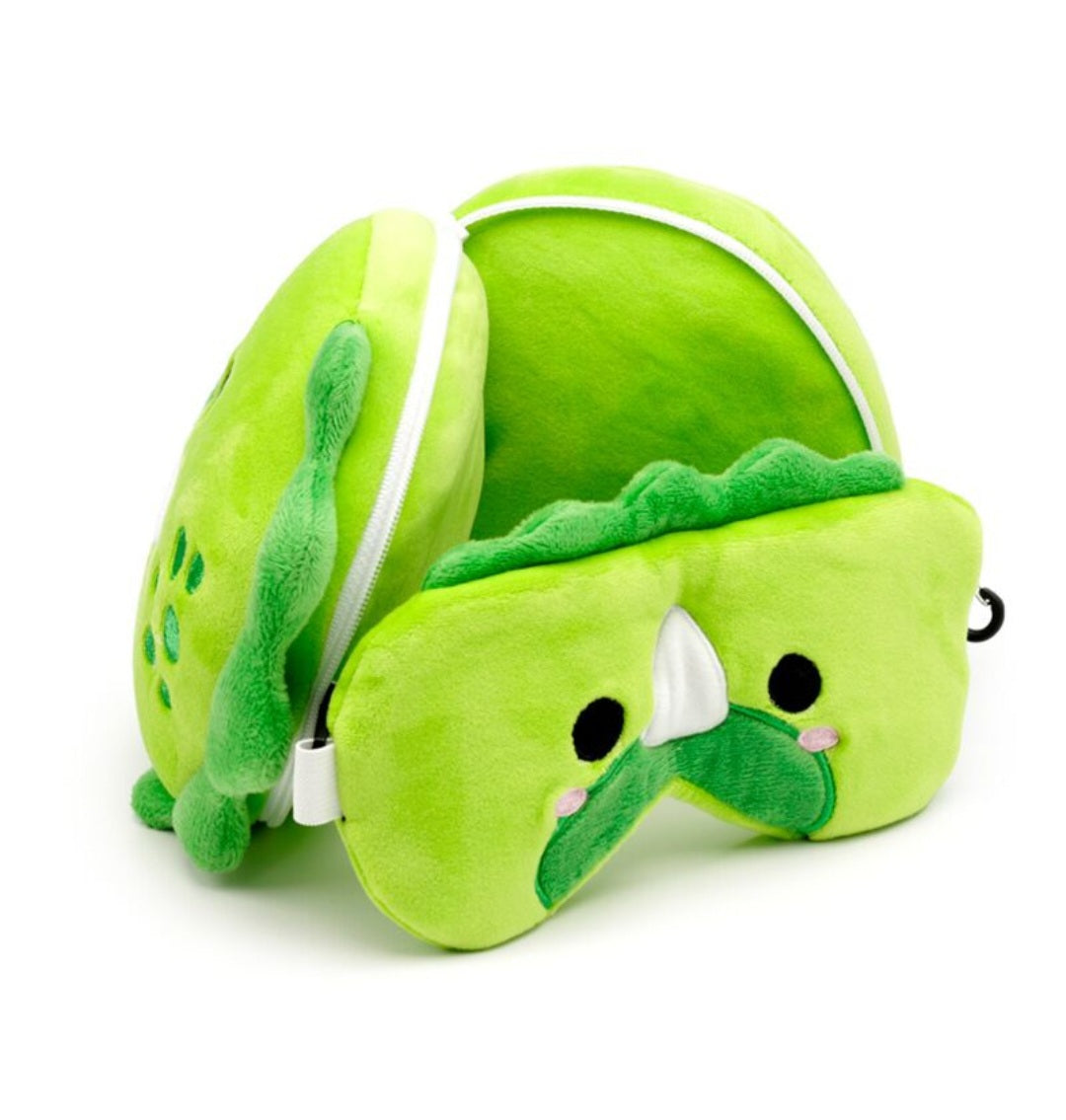 Relaxeazzz Plush Travel Pillow & Eye Mask