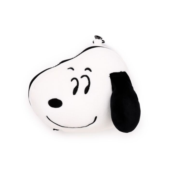 Relaxeazzz Peanuts Snoopy Shaped Plush Travel Pillow & Eye Mask