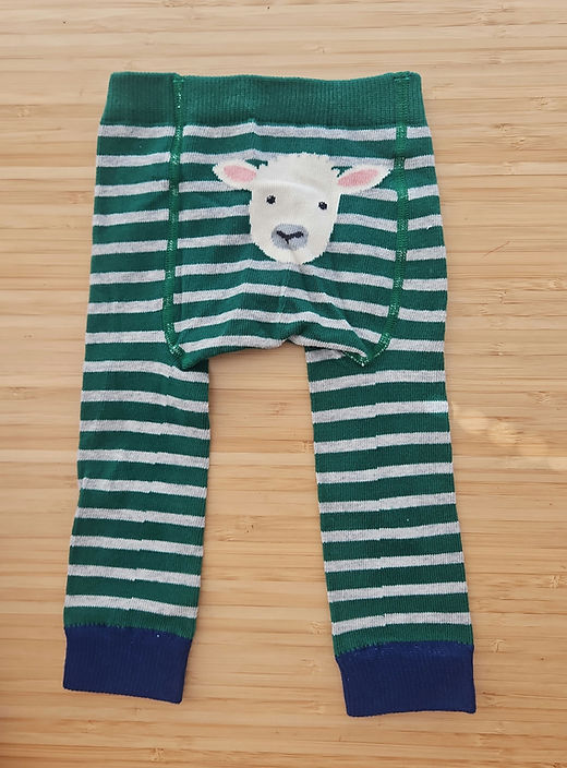 Girls/Boys footless tights/leggings 0-6 months