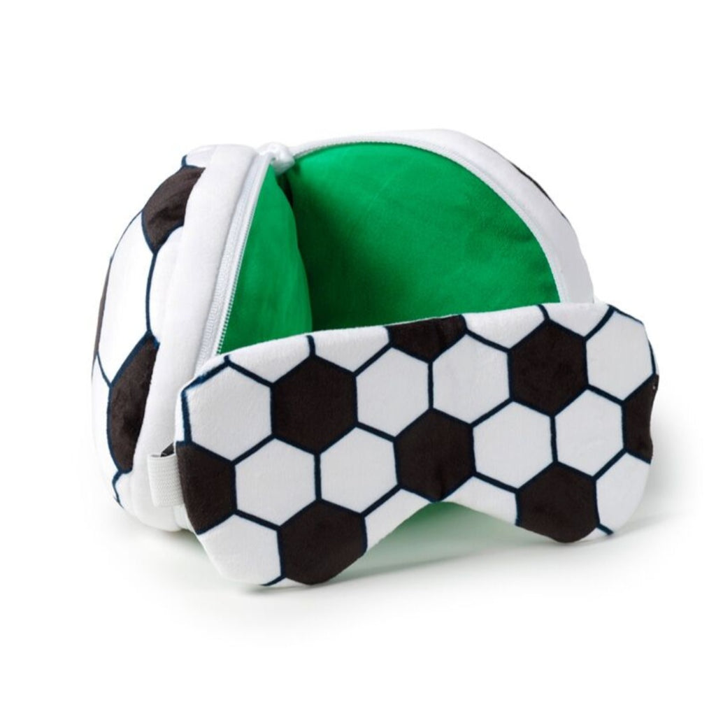Relaxeazzz Plush Travel Pillow & Eye Mask