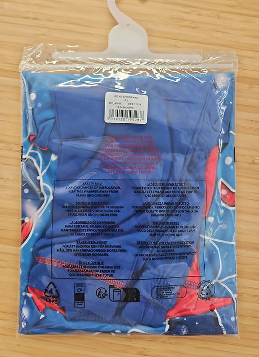 Marvel Spiderman boys long sleeve pyjamas 1-5 years
