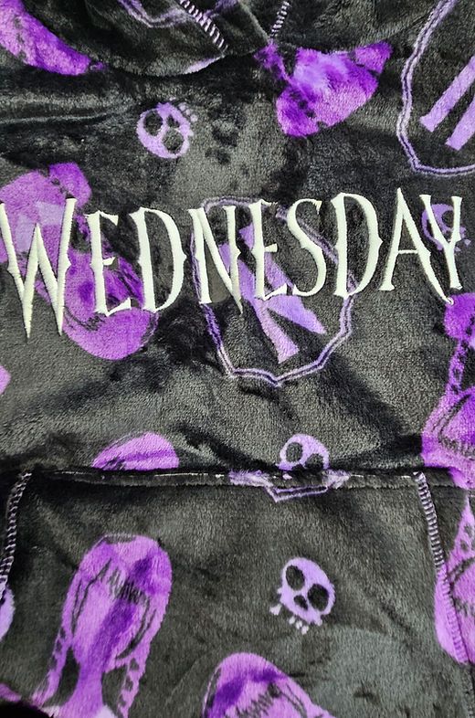 Wednesday oversized hoodie loungewear 3-4 years