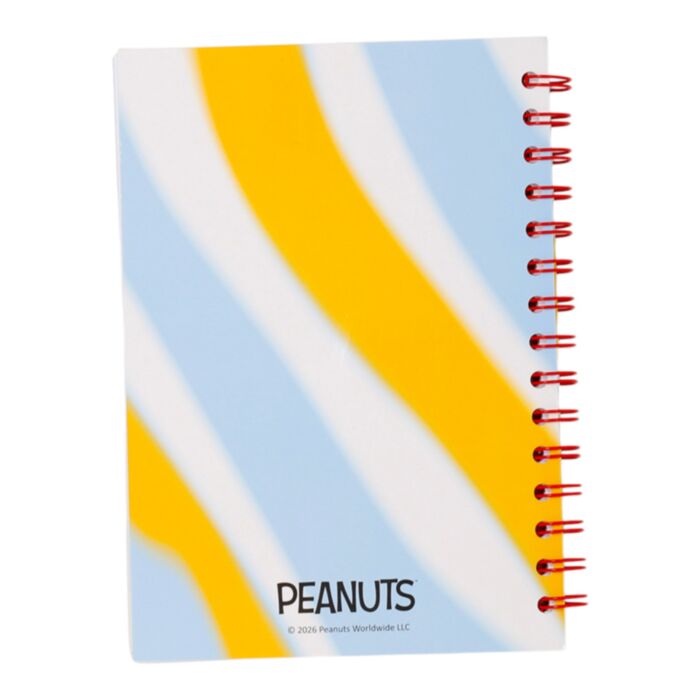 Peanuts Snoopy & Woodstock charm notebook
