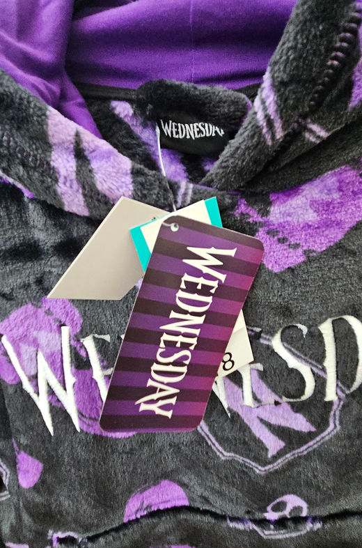 Wednesday oversized hoodie loungewear 3-4 years