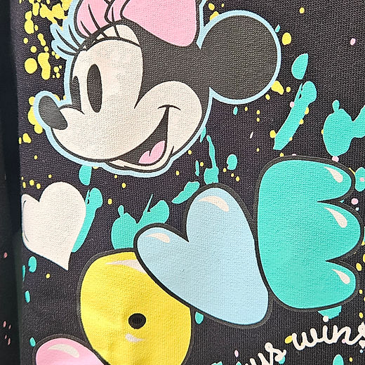 Disney jumper Mickey and Minnie Paint splash Love theme 5-6 years