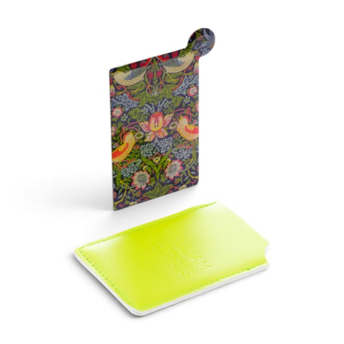 William Morris Strawberry Thief Pocket Mirror in Sleeve