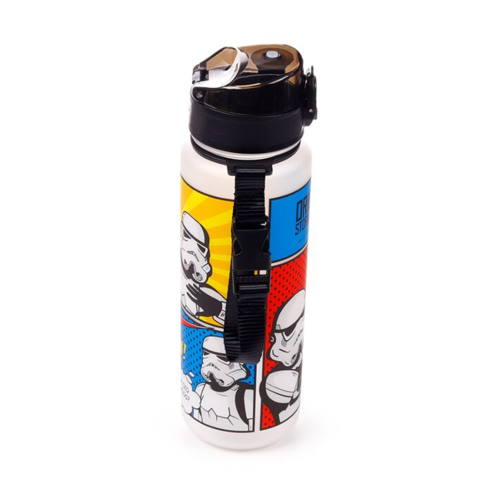 600ml Shatterproof Pop Top Water Bottle - The Original Stormtrooper Pop Art