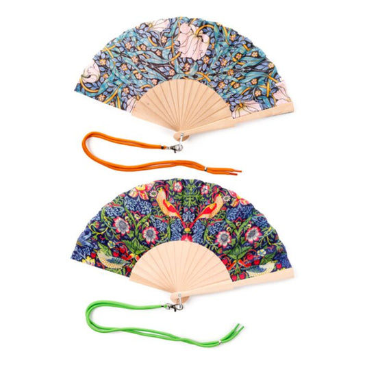 William Morris Folding Hand Fan