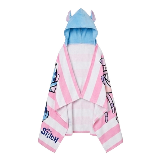 Disney Stitch hooded wrap towels