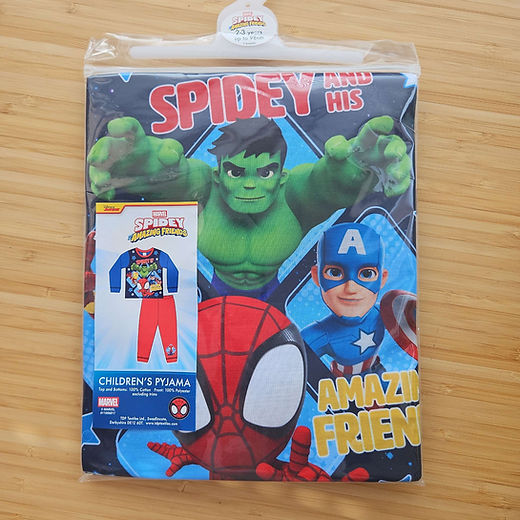 Marvel Spidey boys long sleeve pyjamas