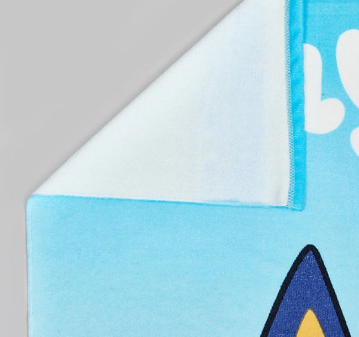 Bluey fold out towel bag