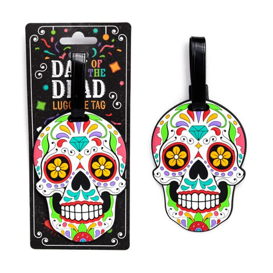 Day of the dead luggage tag