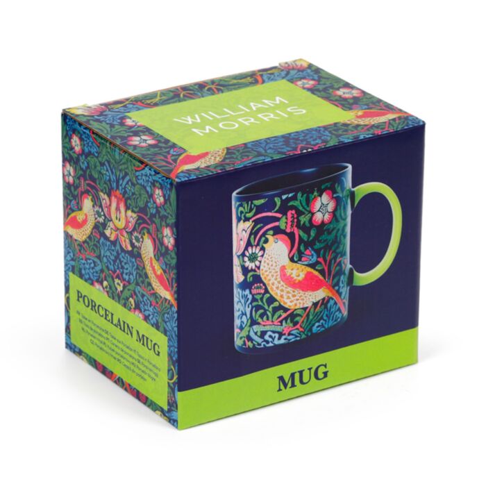 William Morris Strawberry Thief Porcelain Mug
