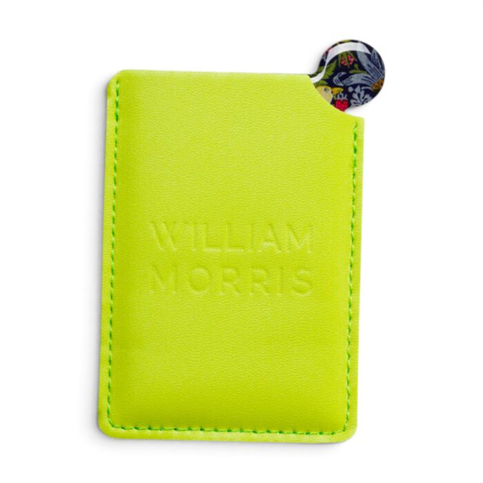 William Morris Strawberry Thief Pocket Mirror in Sleeve