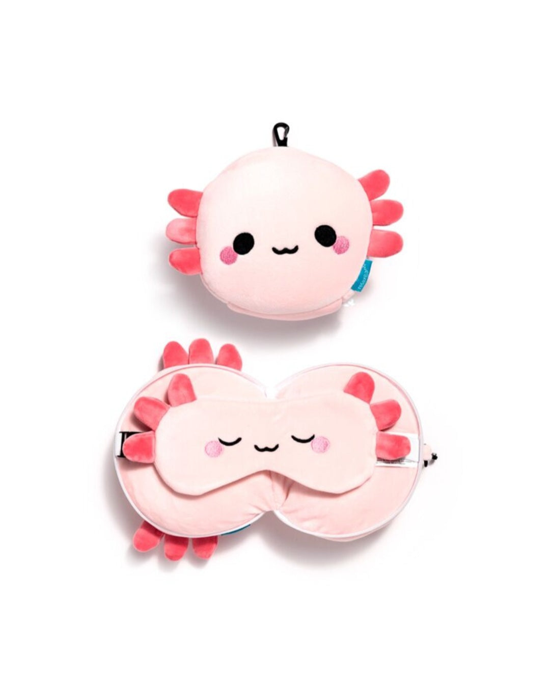 Relaxeazzz Plush Travel Pillow & Eye Mask