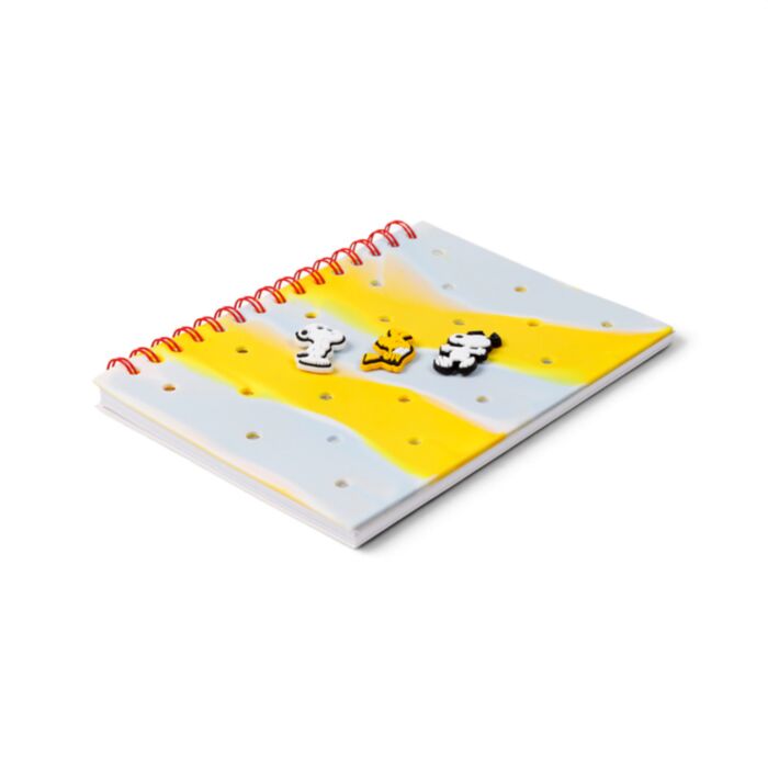 Peanuts Snoopy & Woodstock charm notebook