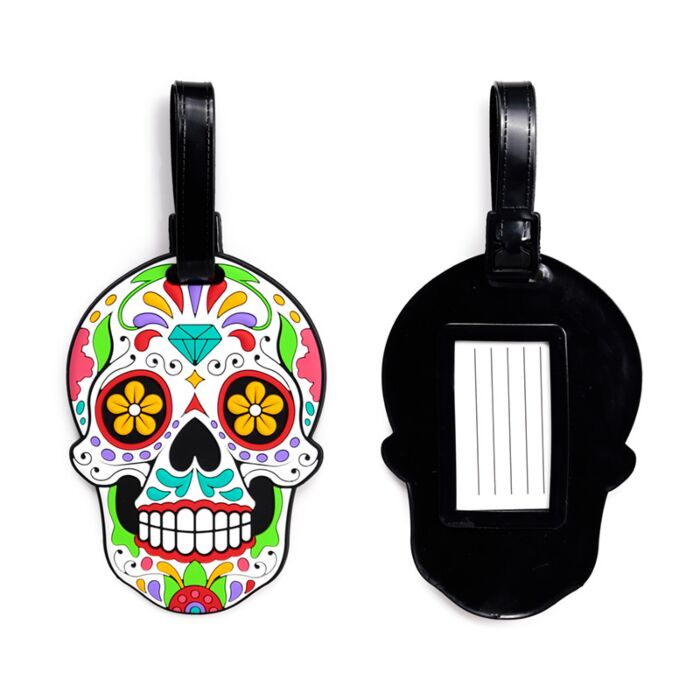 Day of the dead luggage tag