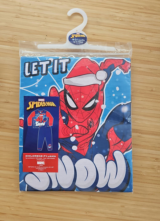 Marvel Spiderman boys long sleeve pyjamas 1-5 years