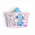 Disney Stitch hooded wrap towels