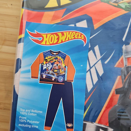 Hot Wheels Boys Pyjamas 4-10 years