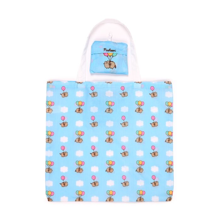 Handy Foldable Shopping Bag - Pusheen the Cat Balloons