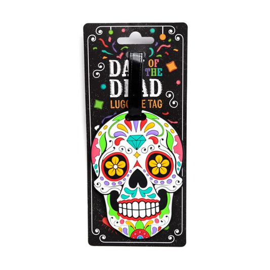 Day of the dead luggage tag
