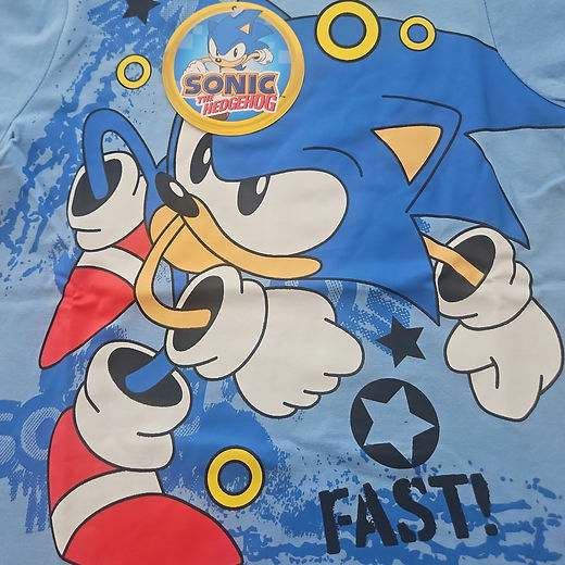 Sonic the hedgehog Boys Short pyjamas 3-9 years