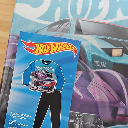 Hot Wheels Boys Pyjamas 4-10 years