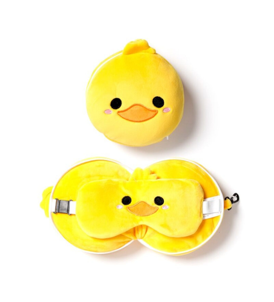 Relaxeazzz Plush Travel Pillow & Eye Mask