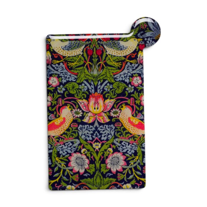 William Morris Strawberry Thief Pocket Mirror in Sleeve