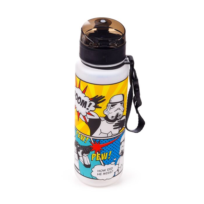 600ml Shatterproof Pop Top Water Bottle - The Original Stormtrooper Pop Art