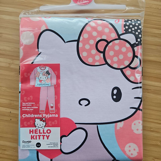 Hello Kitty Girls long sleeve pyjamas 5-12 years