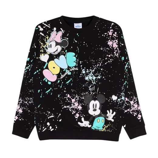 Disney jumper Mickey and Minnie Paint splash Love theme 5-6 years