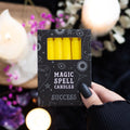 Set of 12 Yellow 'Success' Spell Candles