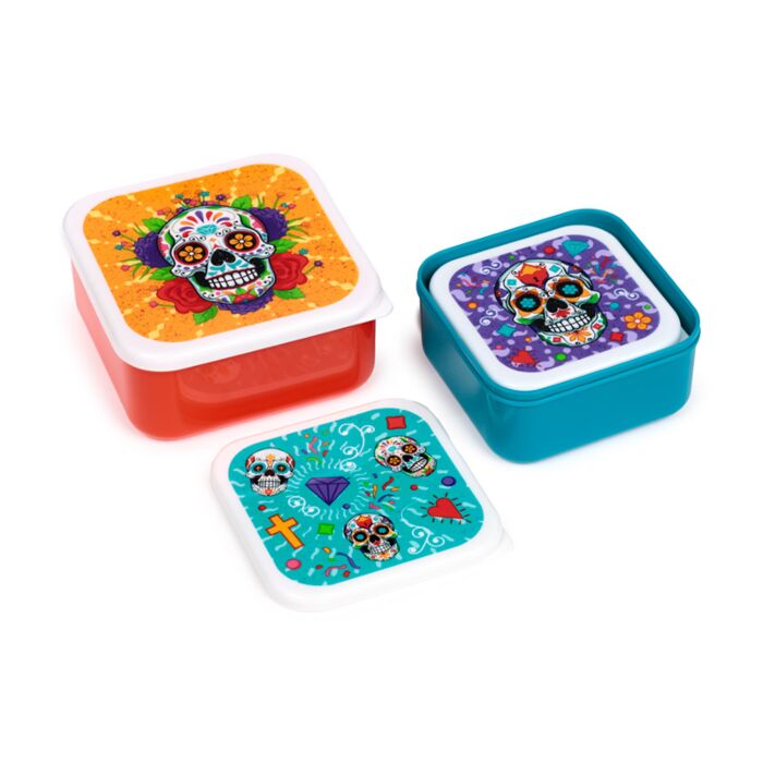 Lunch box set day of the dead
