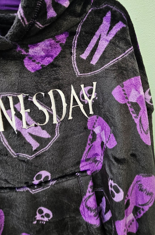 Wednesday oversized hoodie loungewear 3-4 years