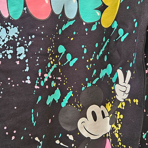 Disney jumper Mickey and Minnie Paint splash Love theme 5-6 years
