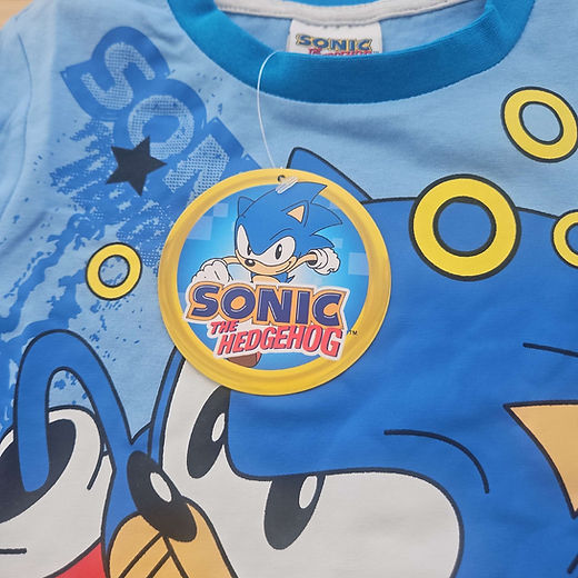 Sonic the hedgehog Boys Short pyjamas 3-9 years