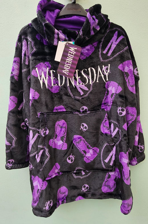 Wednesday oversized hoodie loungewear 3-4 years