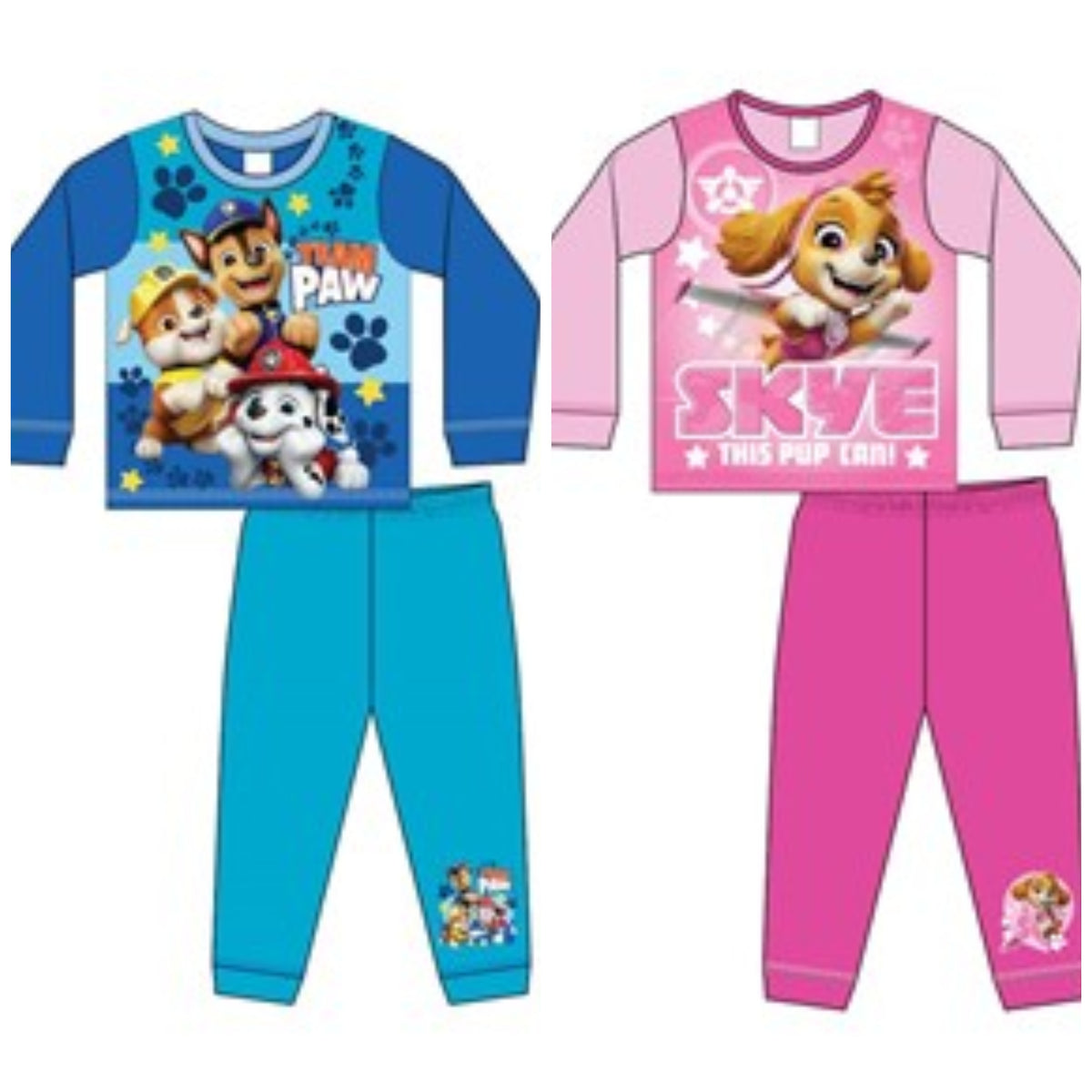 Paw Patrol kids pyjamas 1-5 years