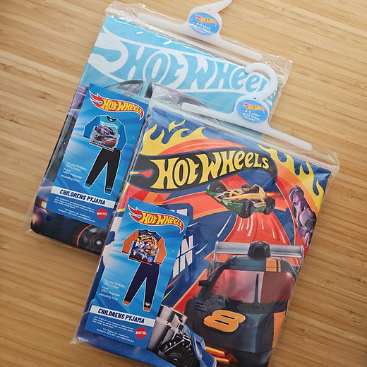 Hot Wheels Boys Pyjamas 4-10 years