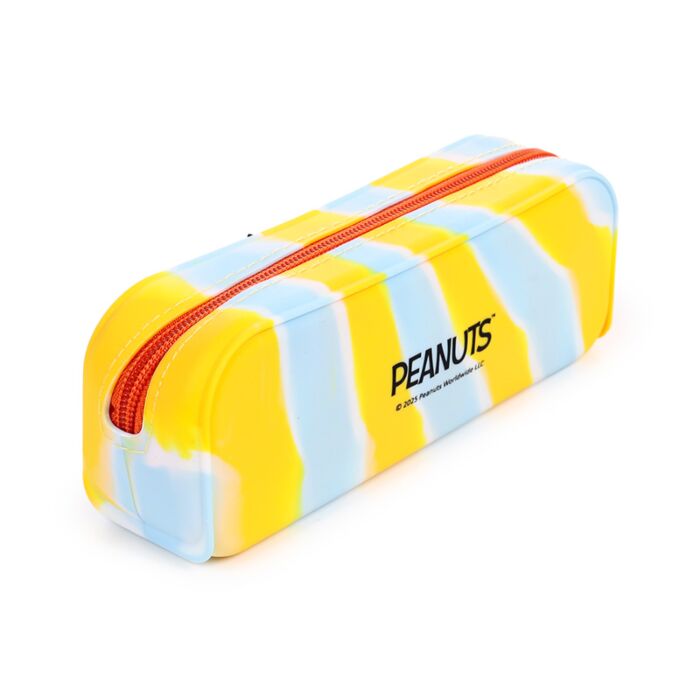 Peanuts Snoopy & Woodstock Charms Silicone Pencil Case