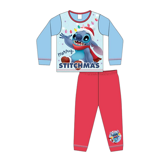 Disney Stitch Christmas Long Sleeve Pyjamas 1-5 years