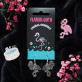 Flamin-goth Enamel Dangle Earrings