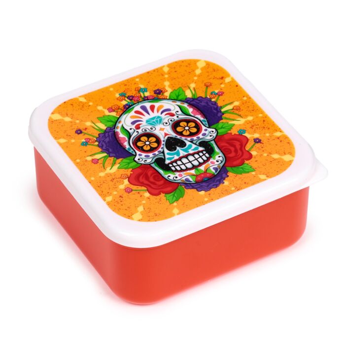 Lunch box set day of the dead