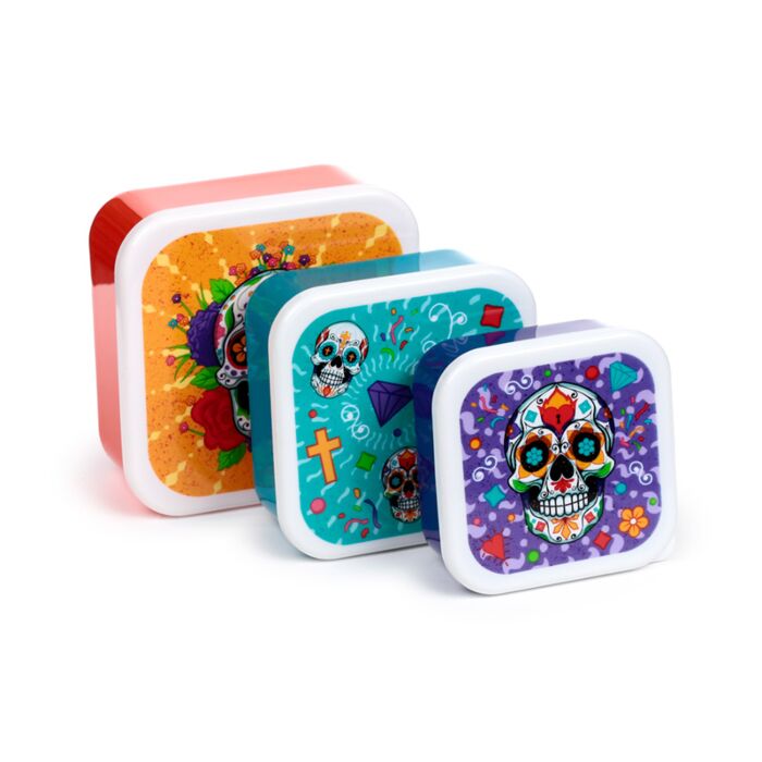 Lunch box set day of the dead