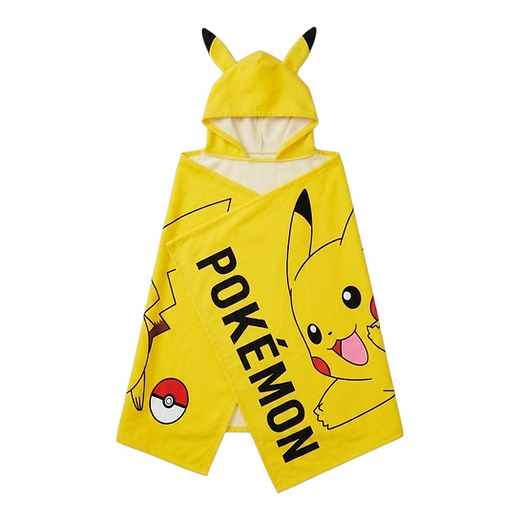 Pokemon boys hooded wrap towels
