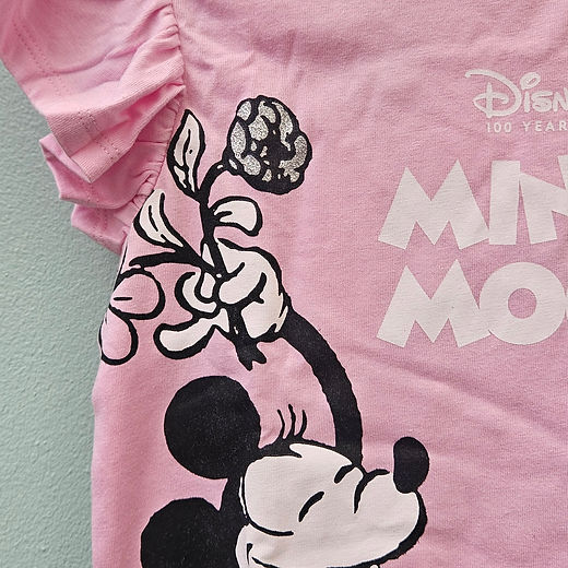 Disney Minnie mouse girls pyjamas shorts 5-10 years